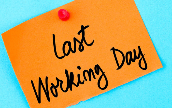 Last Working Day Massage: Simple Messages To Say Goodbye